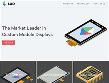 Tablet Screenshot of lxdinc.com